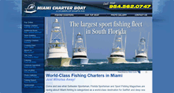 Desktop Screenshot of miamicharterboat.com